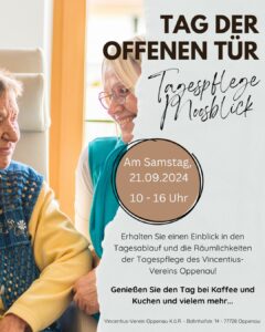 Einladung Tagespflege Tag der offenen Tür