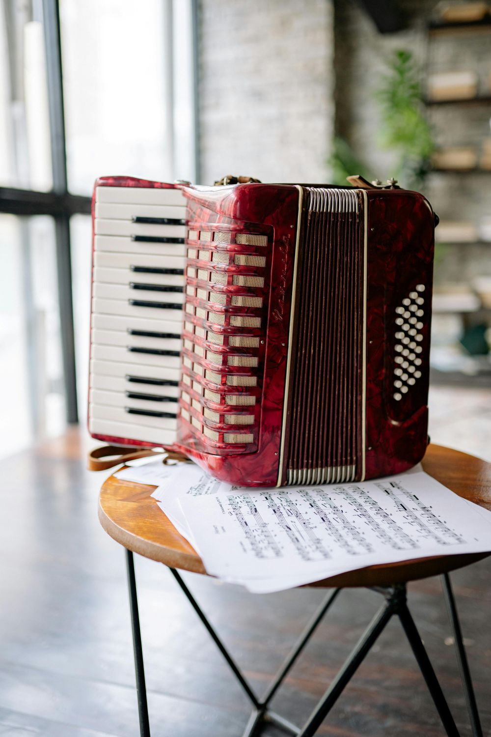 Harmonikabuben im Café