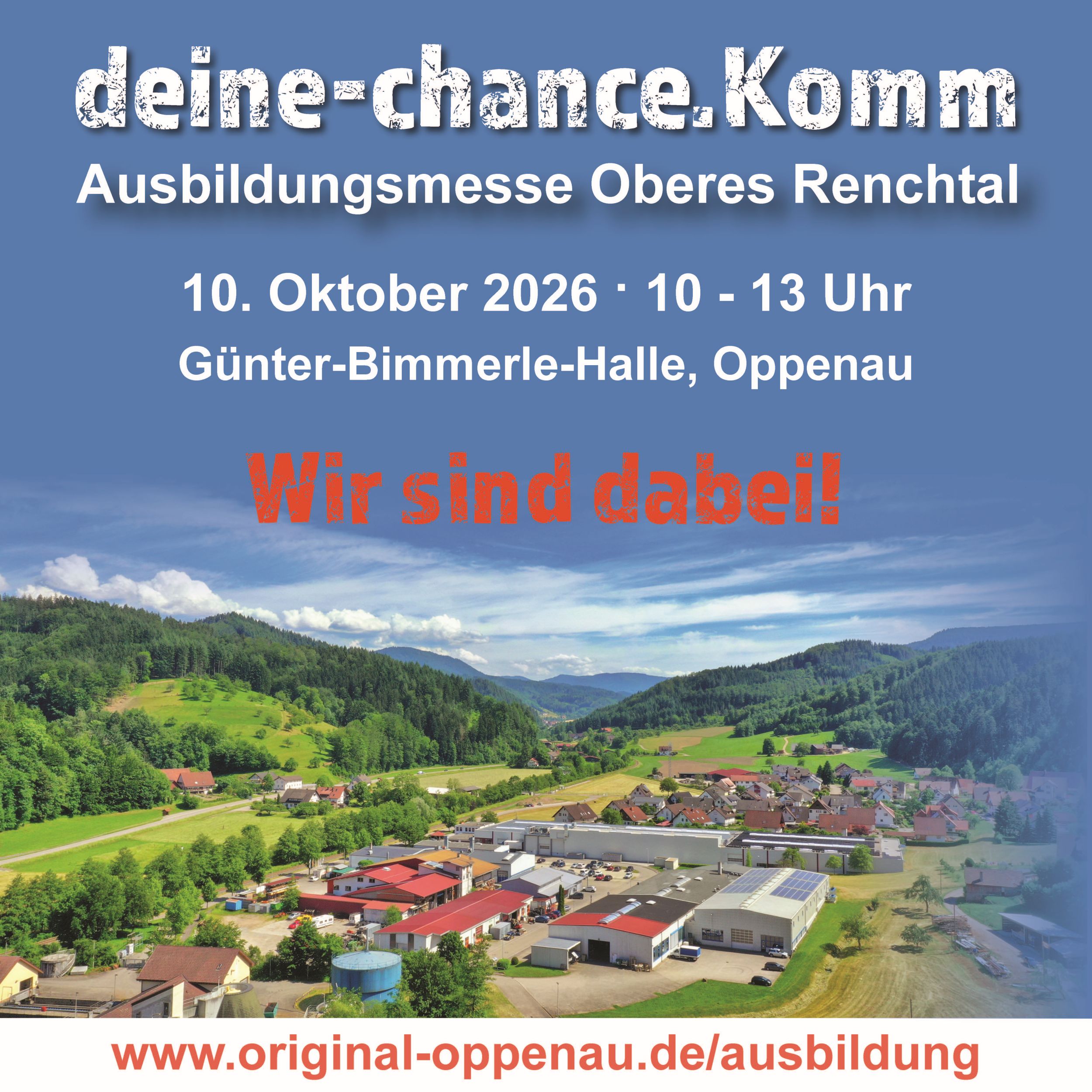 Werbung Ausbildungsmesse